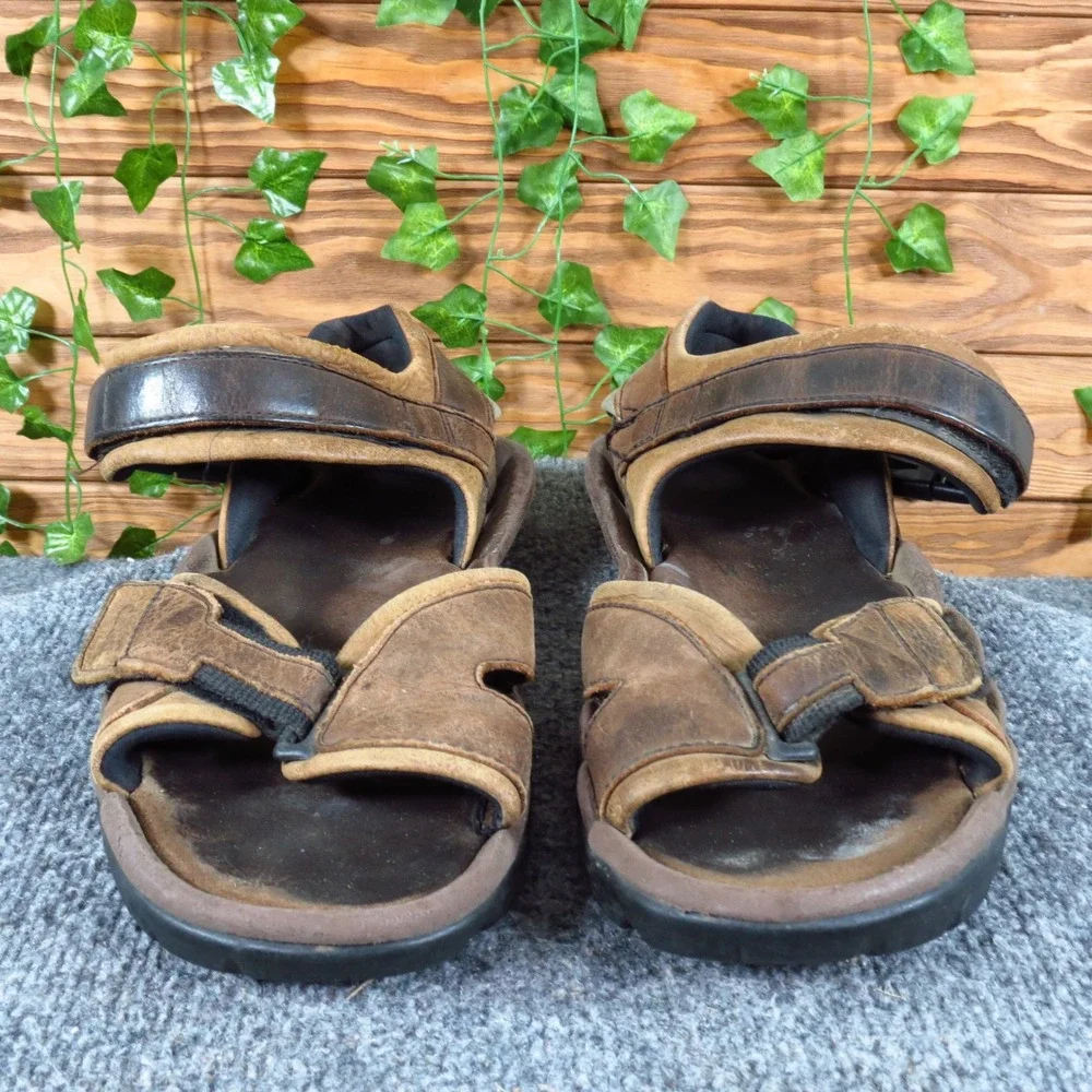 Clarks Air Trek Mens Sport Sandals Size 12 Outdoor‎ Hiking Brown Leather